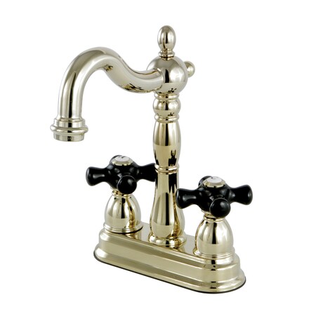 Kingston Brass 4" Centerset Bar Faucet, Polished Brass KB1492PKX